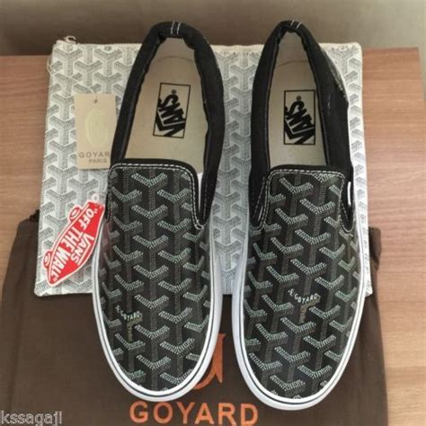 vans x goyard slip on|Vans Custom Goyard Vans .